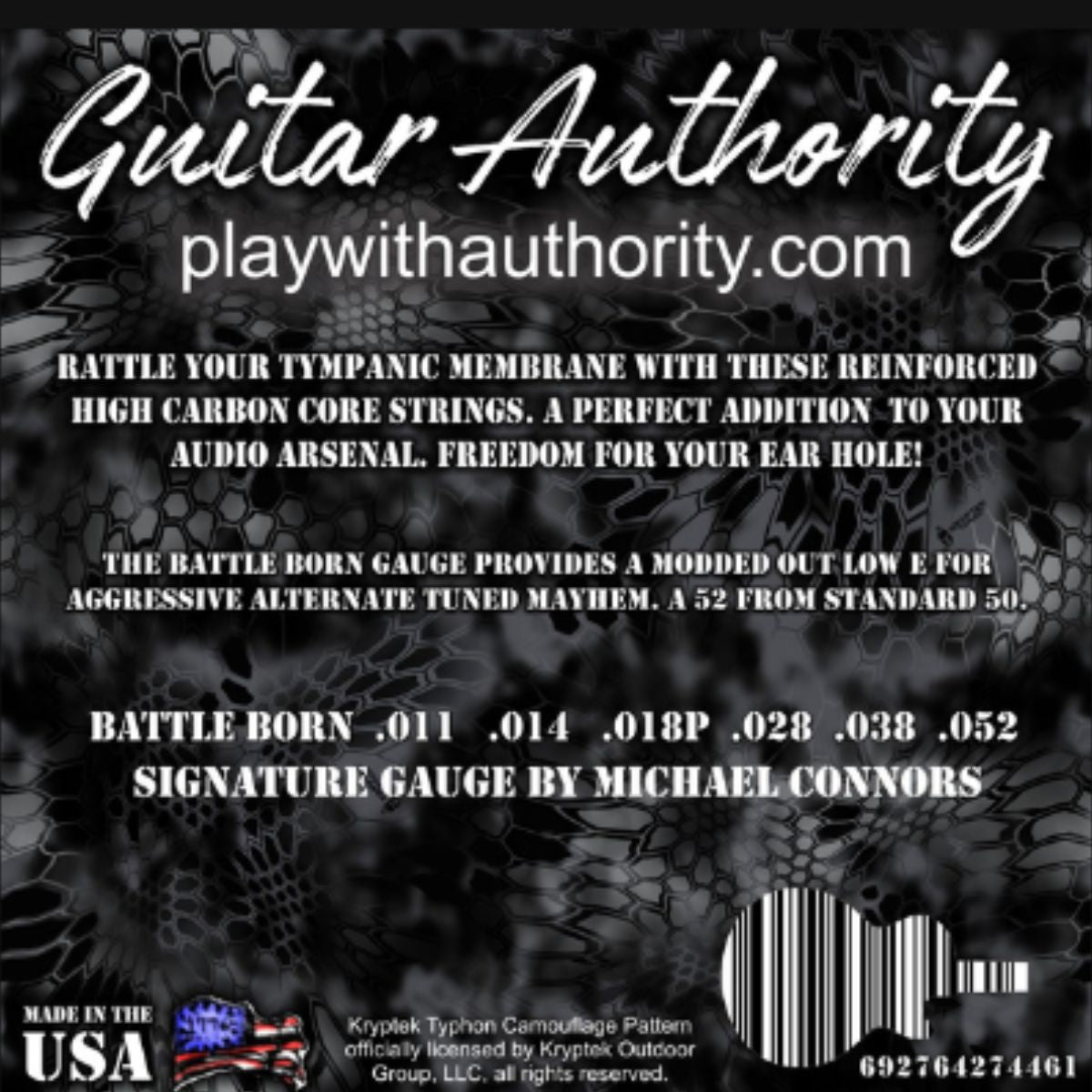 Michael Connors Artist Series Battle Born Electric Guitar Strings